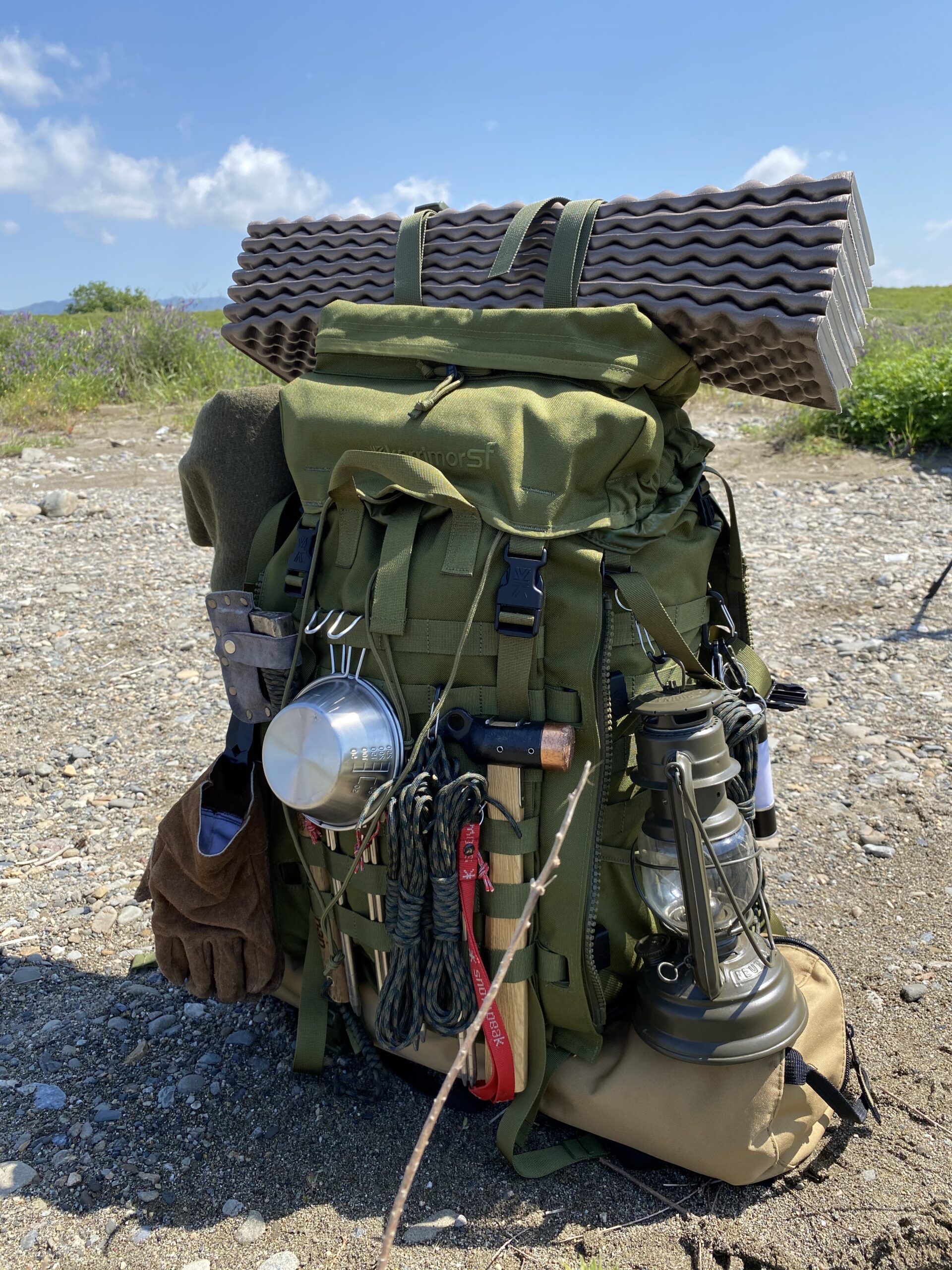 無骨でかっこいい、バックパックキャンプのお供！！ Karrimor SF Predator PATOROL 45のレビュー・口コミ